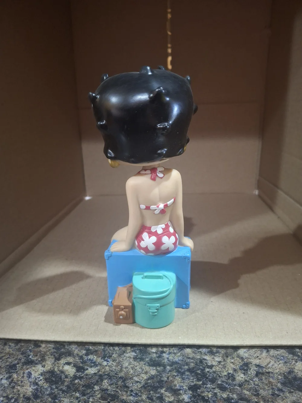 Funko Betty Boop Figure with Red Bikini and White Sunglasses - Picture 2 of 3